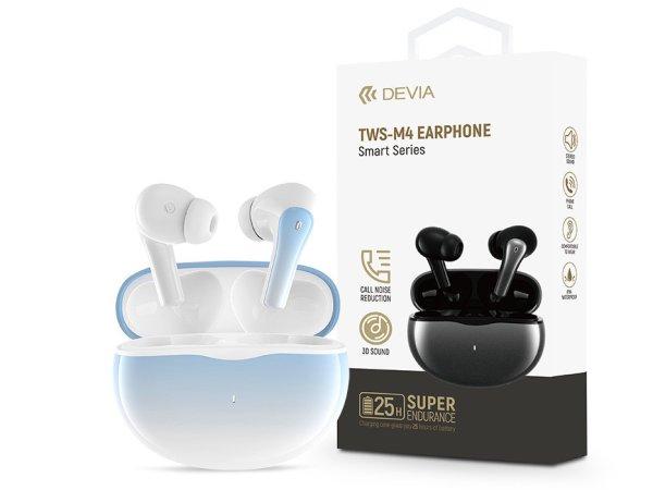 Devia TWS Bluetooth sztereó headset v5.2 + töltőtok - Devia TWS-M4 Earphone
TrueWireless Earphones with Charging Case - kék