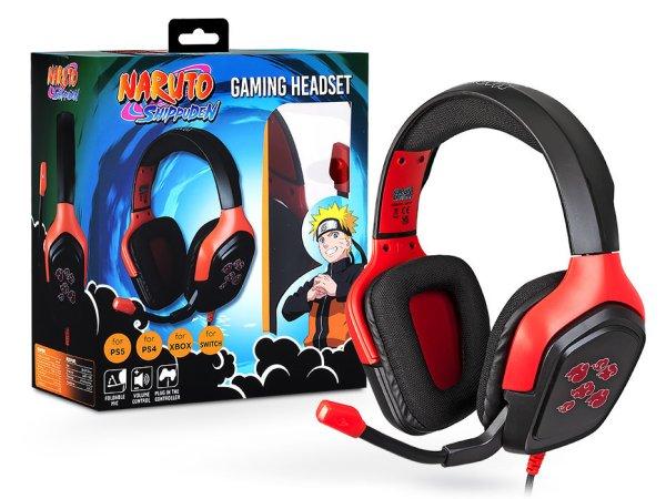 Konix Naruto Akatsuki" univerzális vezetékes gamer headset"