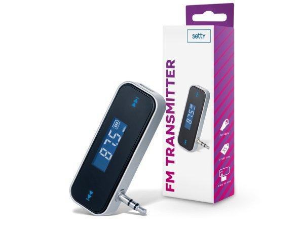 Setty Bluetooth FM-transmitter/autós kihangosító AUX csatlakozóval - Setty
TFM-01 - fekete/ezüst