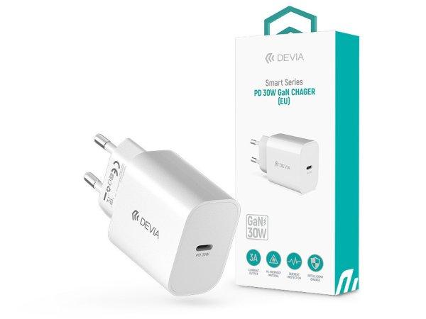 Devia GaN hálózati töltő adapterType-C bemenettel - 30W - Devia Smart Series
PD 30W GaN Charger - fehér