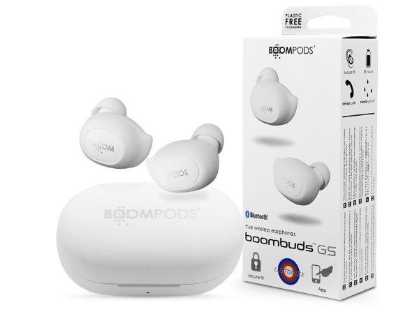 Boompods TWS Bluetooth sztereó headset v5.0 + töltőtok - Boompods GS TWS with
Charging Case - fehér