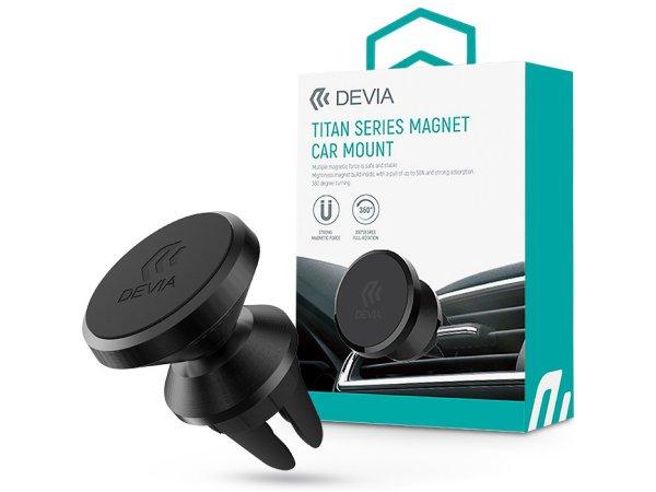 Devia szellőzőrácsba illeszthető mágneses autós tartó - Devia Titan
Series Magnet Car Mount - fekete