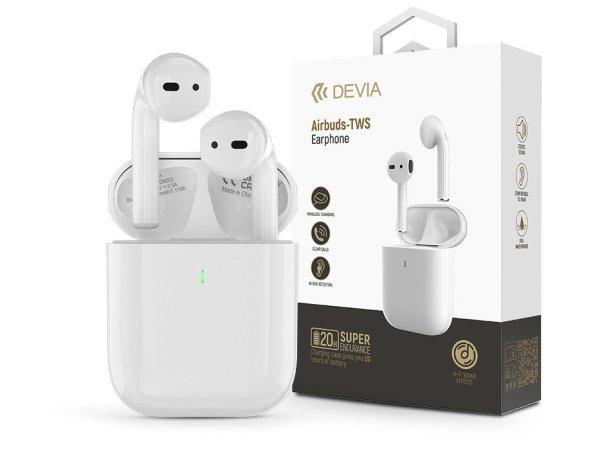 Devia TWS Bluetooth sztereó headset v5.3 + töltőtok - Devia Airbuds-TWS
WirelessEarphone with Charging Case - fehér