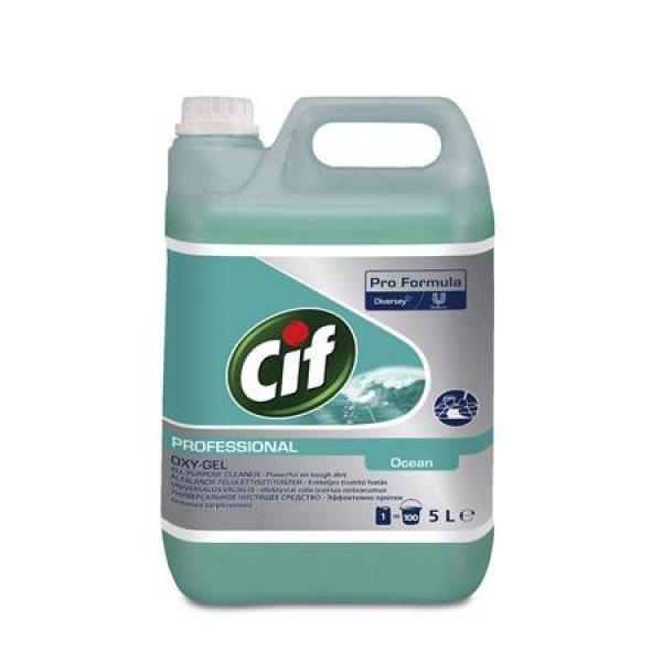 Általános tisztító- és fertőtlenítőszer, 5 l, CIF "Professional
Oxy-Gel", óceán