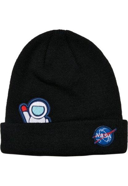 Mr. Tee NASA Embroidery Beanie Kids black