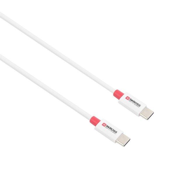 SKROSS szinkronkábel Multipack, USB C és USB C csatlakozókkal, 3 méretben
(15cm, 120cm, 200cm)