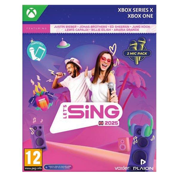 Let’s Sing 2025 + 2 mikrofon - XBOX Series X