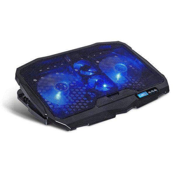 Spirit of Gamer Notebook Hűtőpad 17"-ig - AIRBLADE 600 Blue (15dB; max.
95,14 m3/h; 2x12cm, LED, 2xUSB2.0)