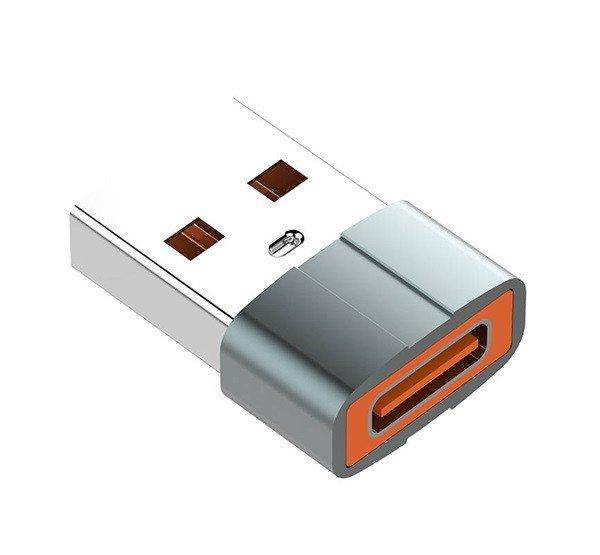 LDNIO LC150 adapter (USB - Type-C aljzat, OTG, adatátvitel és töltés,
alumínium) SZÜRKE