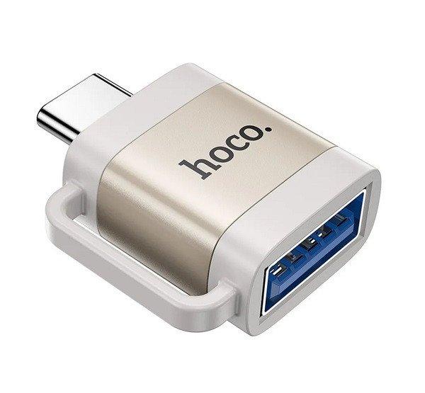 HOCO adapter (USB aljzat - Type-C, adatátvitel és töltés, OTG)
VILÁGOSSZÜRKE