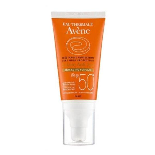 Avène Ránctalanító fényvédő
érzékeny bőrre SPF 50+ (Anti-Aging Sun Care) 50 ml