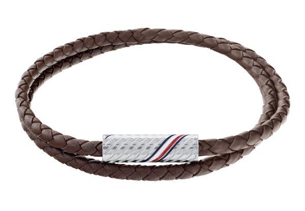 Tommy Hilfiger Stílusos dupla bőr karkötő 2790468