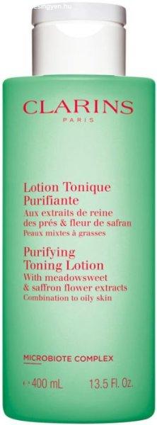 Clarins Tonizáló víz vegyes és zsíros bőrre
(Purifying Toning Lotion) 400 ml - tartalékadag