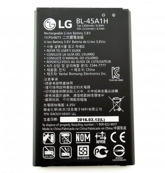 LG BL-45A1H gyári akkumulátor Li-Ion 2300 mAh (LG K420N K10)