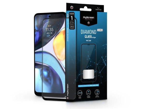 Motorola Moto G22 edzett üveg képernyővédő fólia - MyScreen Protector
Diamond Glass Lite Edge2.5D Full Glue - fekete