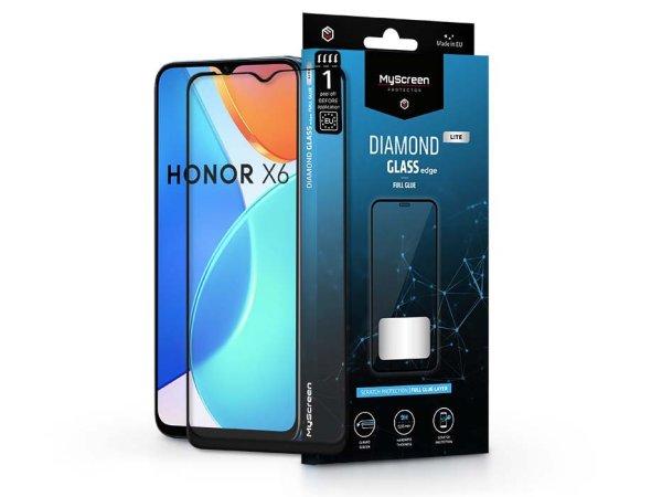 Honor X6 edzett üveg képernyővédő fólia - MyScreen Protector Diamond Glass
Lite Edge2.5D Full Glue - fekete