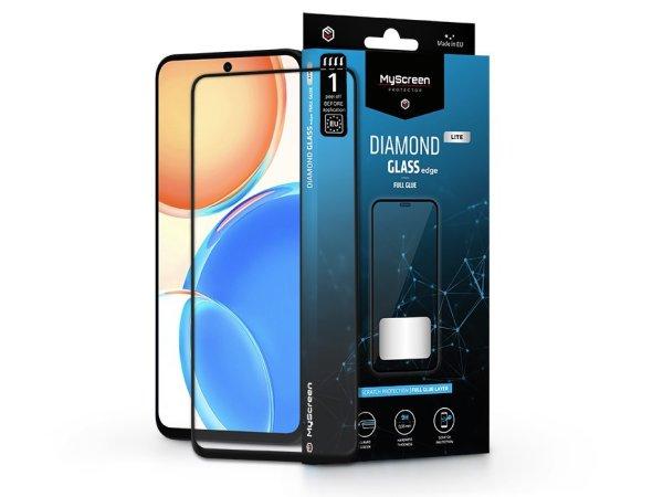 Honor X8 edzett üveg képernyővédő fólia - MyScreen Protector Diamond Glass
Lite Edge2.5D Full Glue - fekete