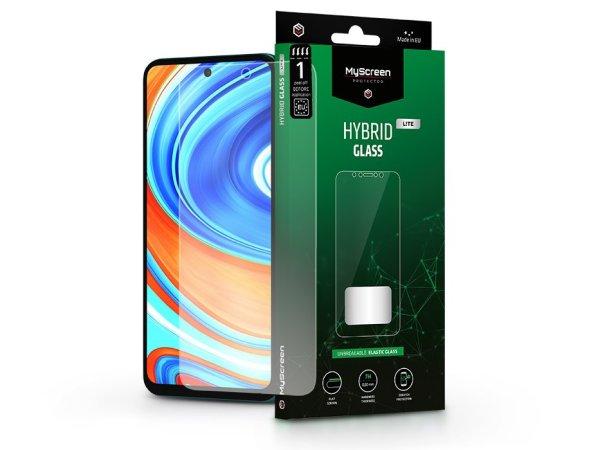 Xiaomi Redmi Note 9 Pro/Note 9S/Mi 10T Lite rugalmas üveg képernyővédő
fólia - MyScreen Protector Hybrid Glass Lite - átlátszó