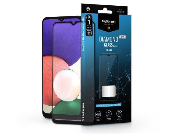 Samsung A226B Galaxy A22 5G edzett üveg képernyővédő fólia - MyScreen
Protector Diamond Glass Lite Edge2.5D Full Glue - fekete