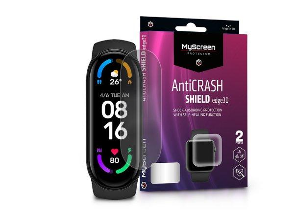 Xiaomi Mi Smart Band 5/Mi Smart Band 6 ütésálló képernyővédő fólia -
MyScreen Protector AntiCrash Shield Edge3D - 2 db/csomag - átlátszó