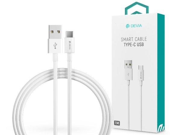 Devia USB - USB Type-C adat- és töltőkábel 1 m-es vezetékkel - Devia Smart
USB Type-C 2.0 Cable - fehér