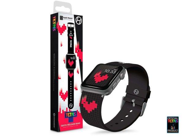 Hyperkin Tetris Limited Edition Quick Release szilikon óraszíj - Apple Watch +
Android Smartwatch - 38/40/42/44 mm - Heart Drop