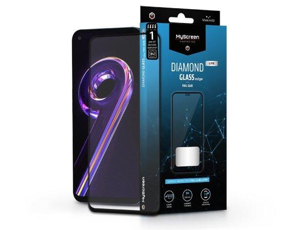 Realme 9 Pro+ edzett üveg képernyővédő fólia - MyScreen Protector Diamond
Glass Lite Edge2.5D Full Glue - fekete