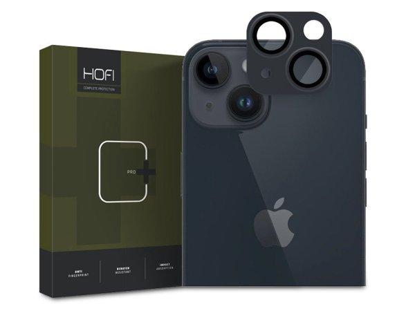 HOFI FullCam Pro+ hátsó kameralencse védő edzett üveg + alu kameravédő
borító - Apple iPhone 15/15 Plus - fekete