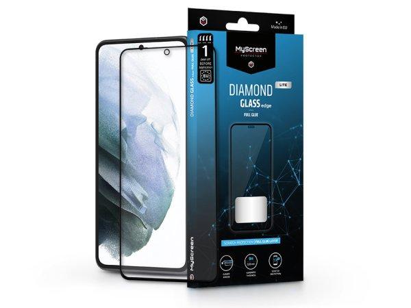 Samsung G990F Galaxy S21 edzett üveg képernyővédő fólia - MyScreen
Protector Diamond Glass Lite Edge2.5D Full Glue - fekete