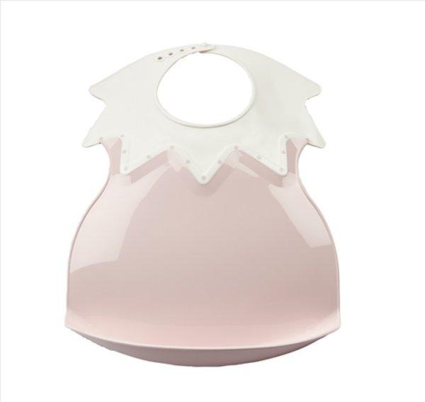 ThermoBaby Arlequin műanyag előke - Powder Pink