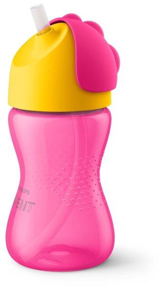 Philips Avent Bendy szívószálas itatópohár (300ml) - 12 h+ - Rózsaszín