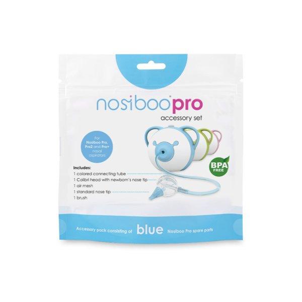 Nosiboo Pro Accessory Set + brush Blue orrszívó alkatrészcsomag