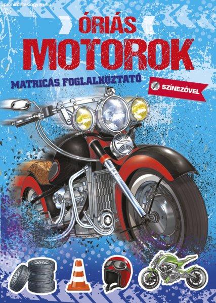 Napraforgó Óriás motorok - matricás foglalkoztató színezővel