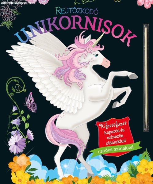Napraforgó Rejtőzködő unikornisok 1. - Kifestőfüzet kaparós és
színezős oldalakkal