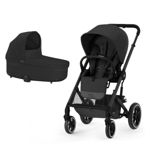 CYBEX Gold Balios S Lux BLK B 2in1 sport babakocsi Cot S Lux mózeskosárral -
Moon Black