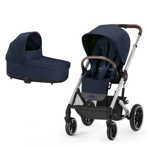 CYBEX Gold Balios S Lux SLV B 2in1 sport babakocsi Cot S Lux mózeskosárral -
Ocean Blue