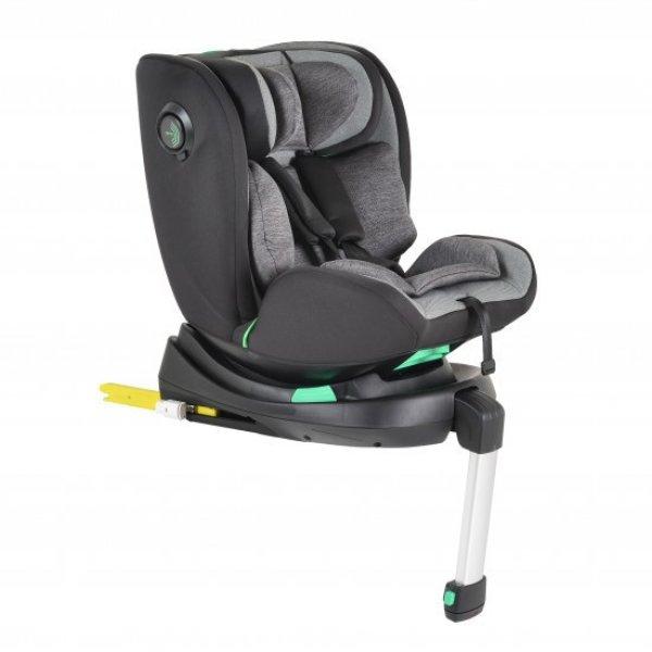 Cangaroo Hok I-Size 360°-ban forgatható ISOFIX gyermekülés,SIP
oldalvédelemmel (40-150 cm) - Szürke