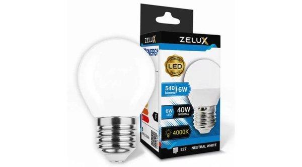 Zelux Led Mini Globe G45 6W E27 4000K Mini Gömb