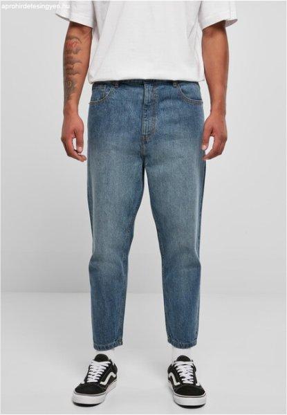 Urban Classics Cropped Tapered Jeans middeepblue