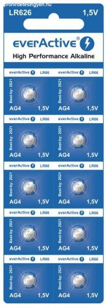 everActive AG4 LR626,177,LR66 alkáli gombelem 1,5V bliszteres/10