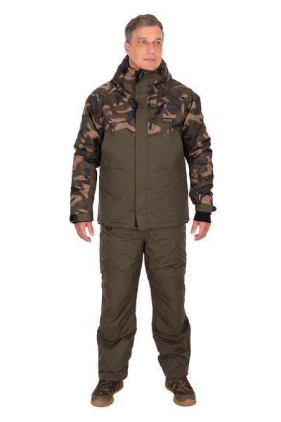 Fox Khaki Camo Wintersuit - Small kabát és nadrág (CFX363)