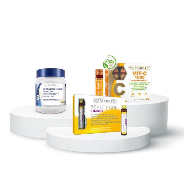 MARNYS BEAUTY KOLLAGÉN + C VITAMIN + HALKOLLAGÉN VITAMINCSOMAG