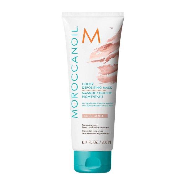 Moroccanoil Tonizáló hajápoló maszka Rose Gold (Color
Depositing Mask) 200 ml