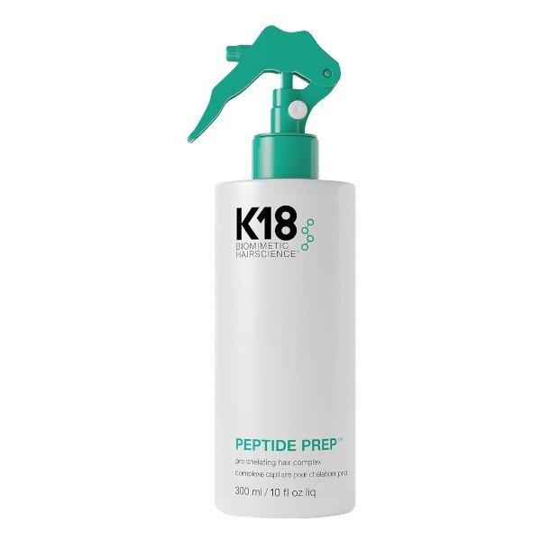 K18 Fém- és ásványi anyagokat eltávolító
hajspray Peptide Prep (Pro Chelating Hair Complex) 300 ml