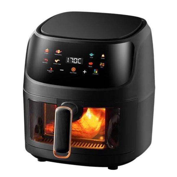 WORTHAIR AIRFRYER LÉGKEVERÉSES SÜTŐ 8L 1400W KE24-377