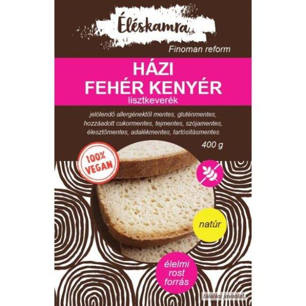 Éléskamra vegan házi fehér kenyér lisztkeverék gluténmentes 400 g