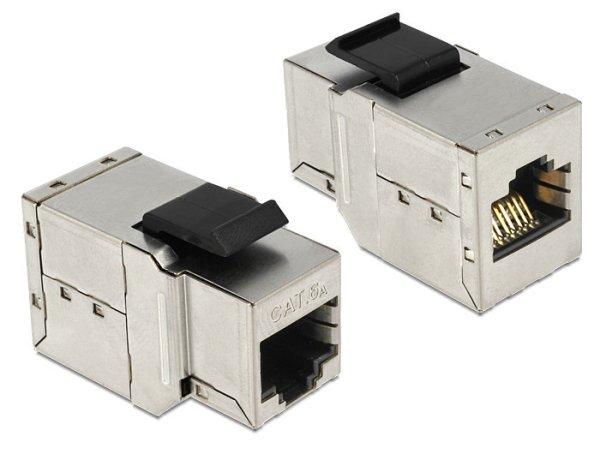 DeLock Keystone modul, RJ45-aljzat > RJ45-aljzat, Cat.6A