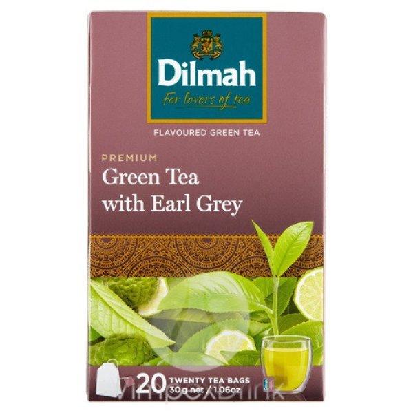 Dilmah Green Tea with Earl Grey 20*1,5g