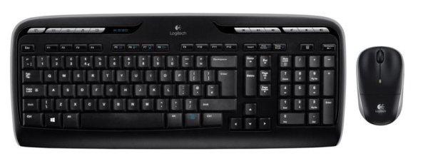 Logitech MK330 Wireless billentyűzet + optikai egér Black DE