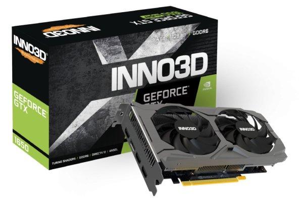 Inno3D GeForce GTX1650 4GB DDR6 TWIN X2 OC V3